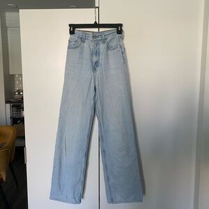 Levi’s Ribcage Wide Leg Women’s Jeans — Light Blue